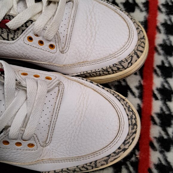 %Size 8 Men Jordan Air Jordan 3 Retro Cardinal Red Mid Top / AJ 1 main image 7